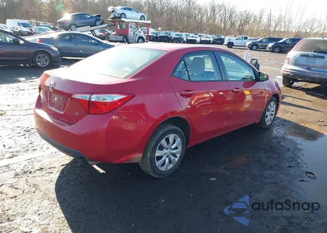 2015 Toyota Corolla Le z USA, uszkodzony, nr VIN 2T1BURHE7FC325387